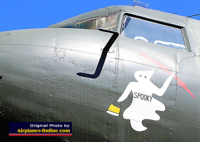 Nose art on AC-47 "Spooky"