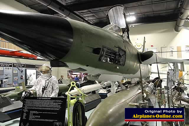 View inside the Air Force Armanent Museum at Eglin AFB near Fort Walton, Florida