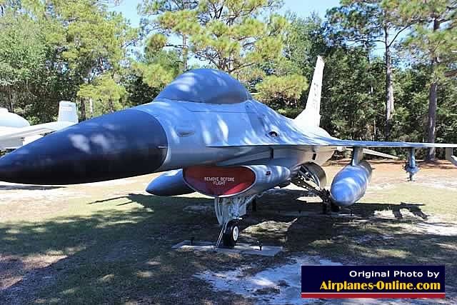 F-16 on display at Eglin AFB, Florida