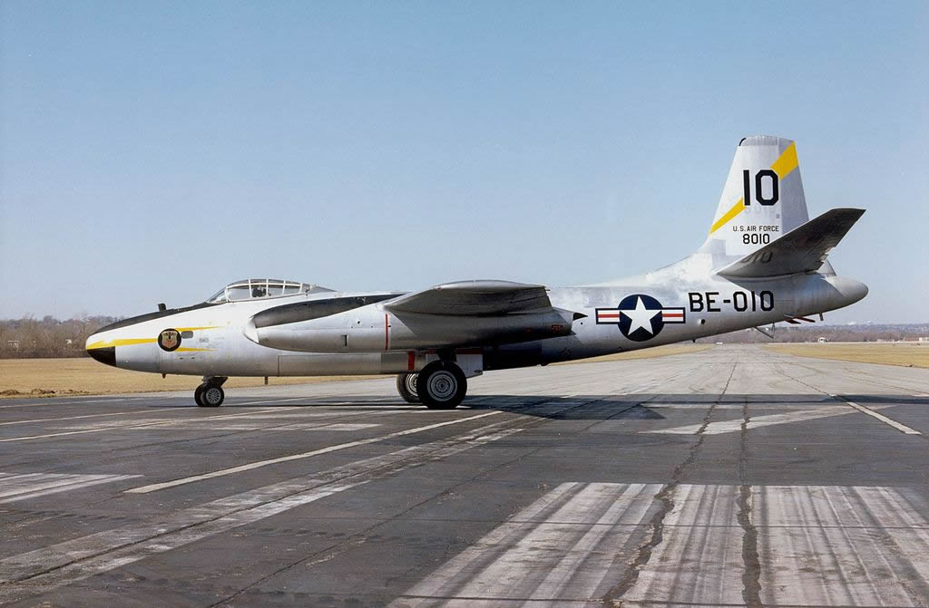 USAF B-45C, S/N 48-010, Buzz Number BE-010, at the Museum of the U.S. Air Force in Dayton, OH