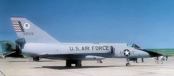 Convair F-106 Delta Dart S/N 90119, circa 1979 