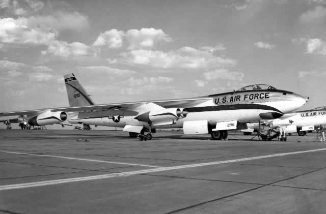 Boeing WB-47 Stratojet S/N 12115 on apron