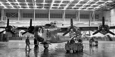 B-24 Liberator Willow Run Assembly Plant in Michigan run ...

