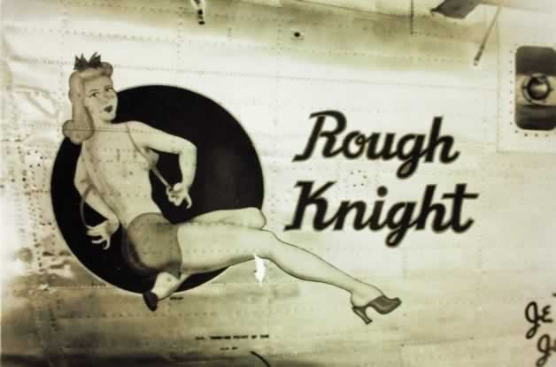 B-24 Liberator "Rough Knight" nose art