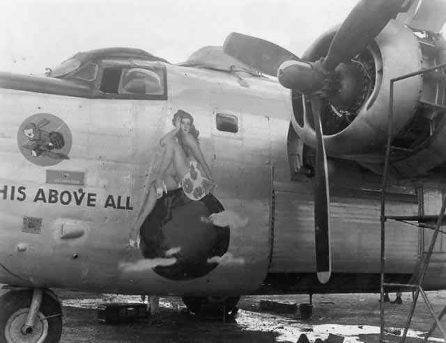 B-24 Liberator "This Above All" nose art