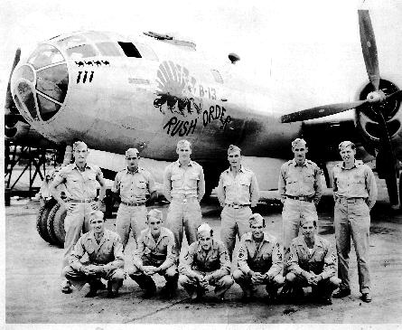 The crew of B-29 "Rush Order"