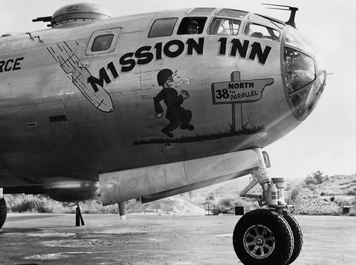 B-29 Superfortress nose art from World War II and current-day B-29 ...