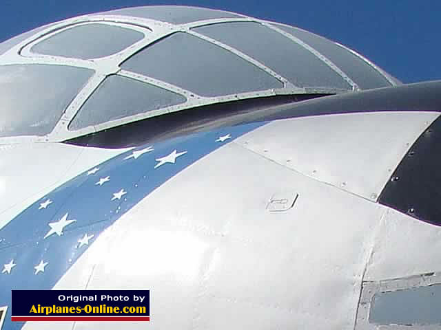 Cockpit area of the B-36J Peacemaker "City of Ft. Worth" S/N 22827