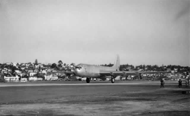 Convair XC-99 Transport landing during trials - S/N 43-52436