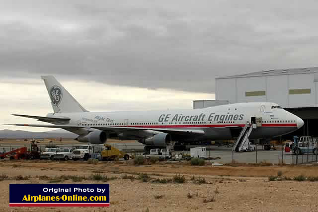 Boeing 747 engine testbed for GE Aircraft Engines, Southern California Logistics Airport, Victorville, CA