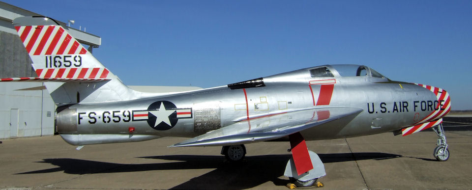 Republic F-84F Thunderstreak, 11659, Buzz Number FS-659