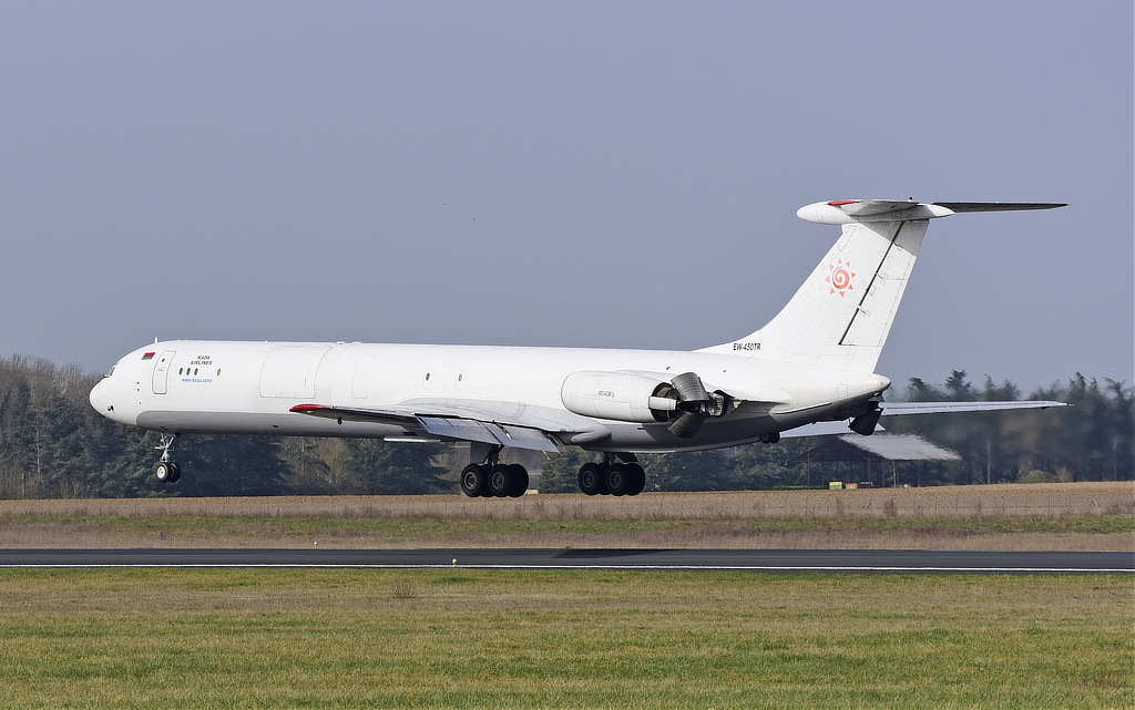 llyushin IL62MGr, Registration EW-450TR, of Rada Airlines