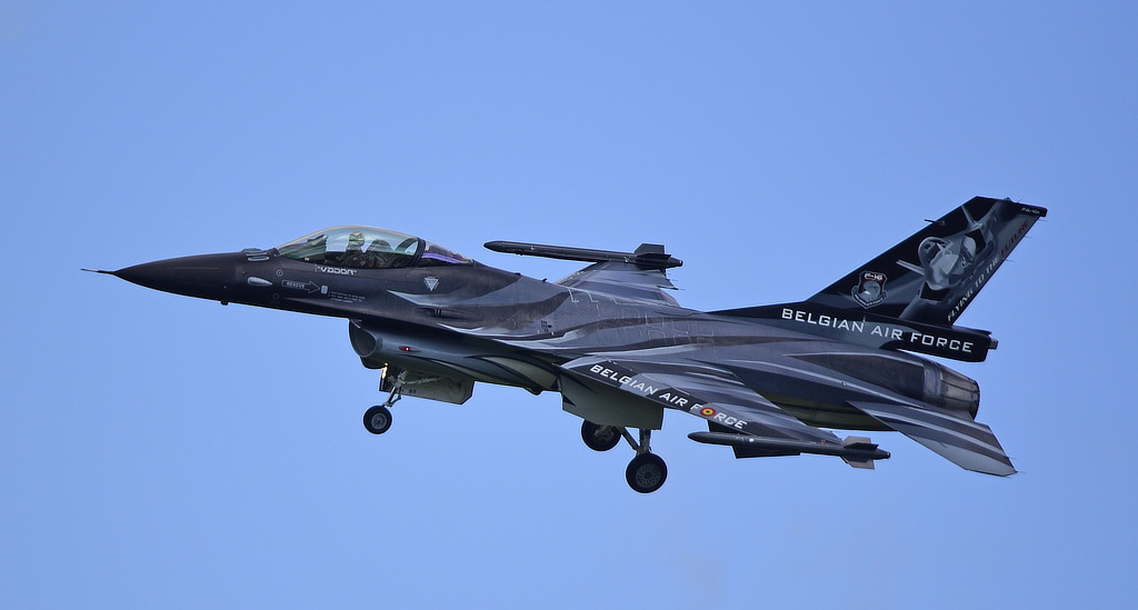 F-16 of the Belgian Air Force ... "Flying to the Future". Luxeuil, France, September, 2021