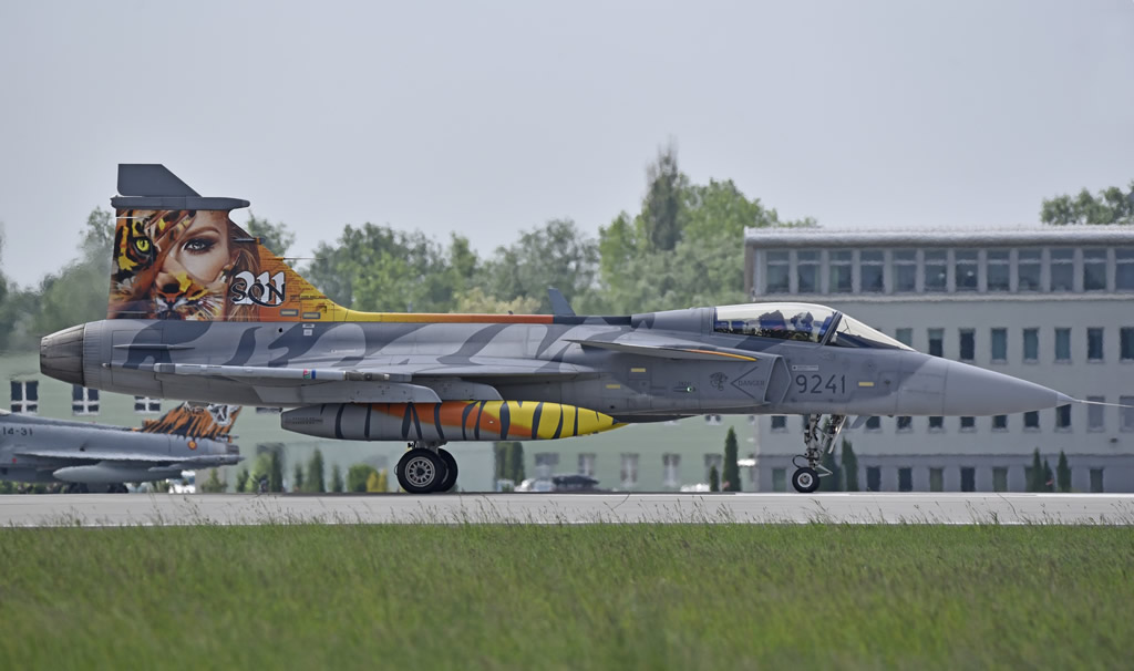 Saab JAS 39C Gripen 9241 of the Czech Air Force 211 Tactical Squadron