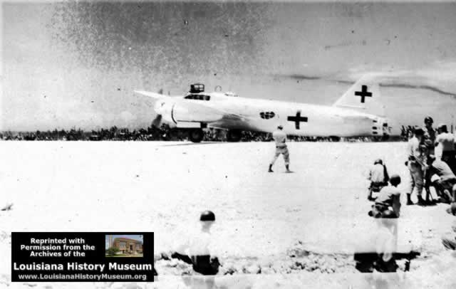 Mitsubishi G4M Betty code name "Bataan" that carried the Japanese surrender delegation on the first leg of the flight to Manila