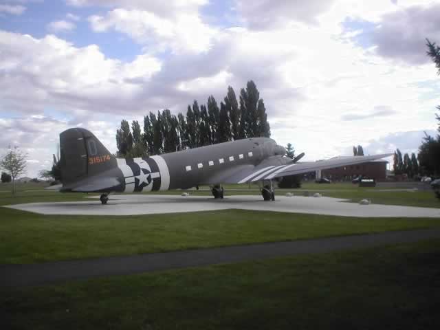 C-47 Skytrain S/N 315174 on display at Fairchild Air Force Base near Spokane, Washington
