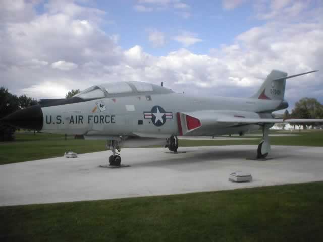 F-101 Voodoo on display at Fairchild Air Force Base near Spokane, Washington