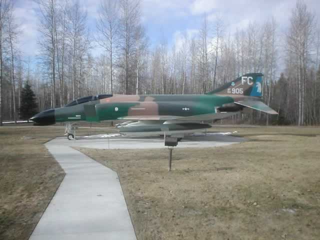 F-4 Phantom II S/N 64905 on display at Eielson Air Force Base near Fairbanks, Alaska