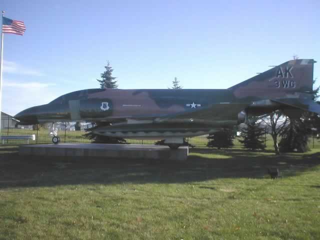 F-4 Phantom II on display at Joint Base Elmendorf-Richardson in Anchorage, Alaska
