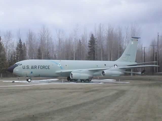 KC-135 Stratotanker on display at Eielson Air Force Base near Fairbanks, Alaska