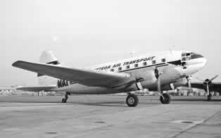 Curtiss C-46 of Meteor Air Transport