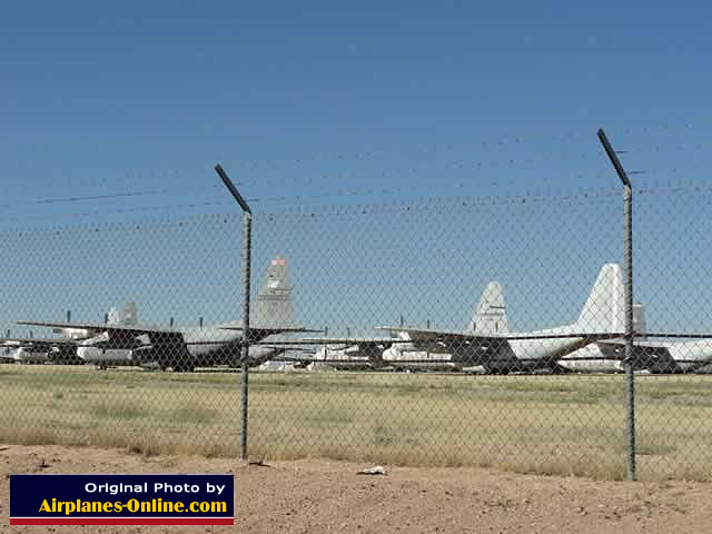 C-130 aircraft at Davis-Monthan AFB AMARG in October, 2012