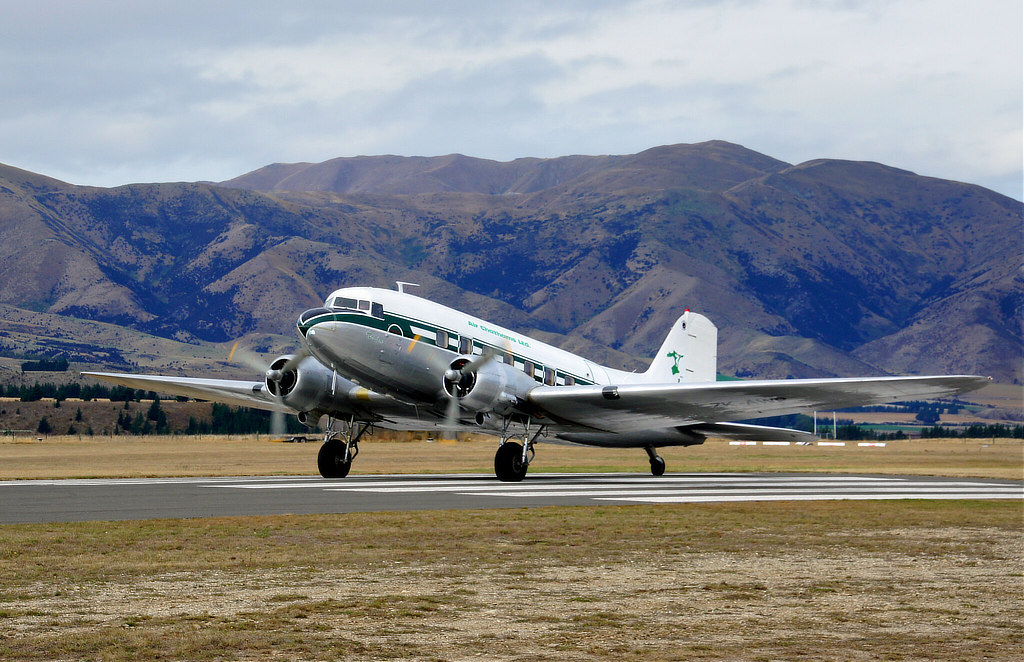 DC-3 Registration ZK-AWP of Air Chathams, LTD in New Zealand