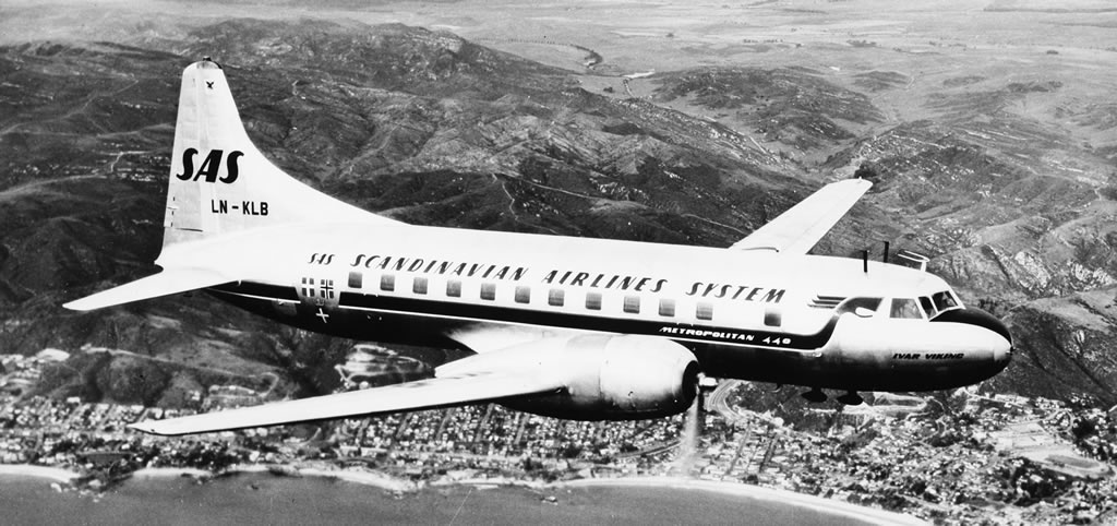 Convair 440 of the Scandinavian Airlines System