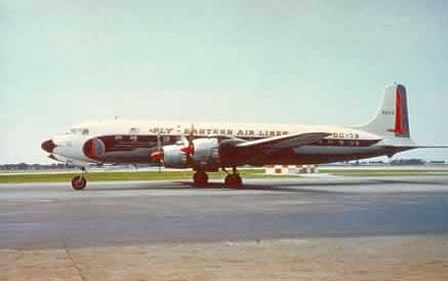 DC-7B of Eastern Airlines