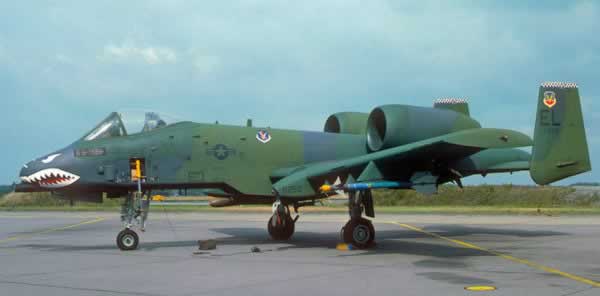 Fairchild Republic A-10A Thunderbolt II Serial 80-0250 of the 75th TFS.