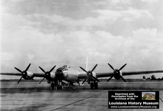 Boeing B-29 C3 at England Air Force Base (Photo courtesy of the Louisiana History Museum)