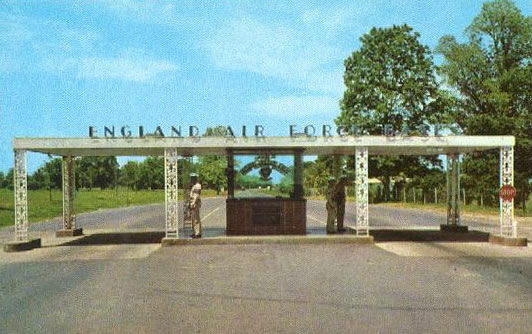 England Air Force Base Main Gate