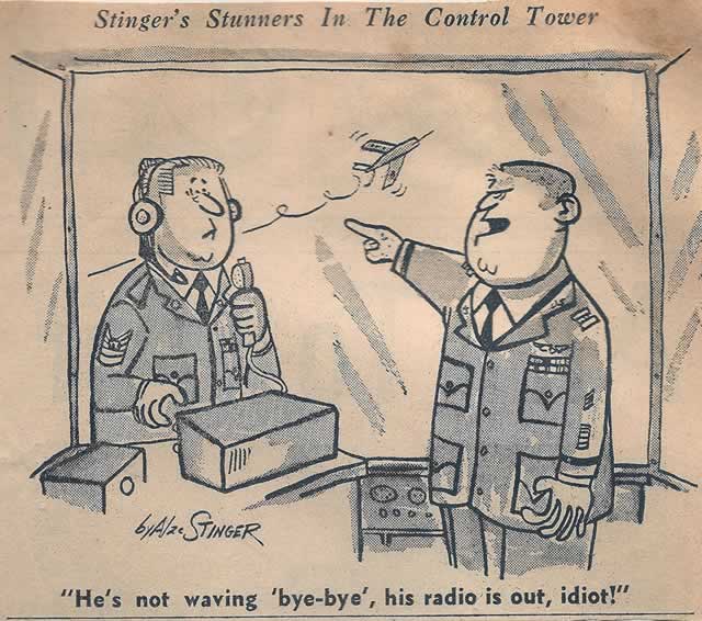 Stinger's Stunner ... England Air Force Base cartoon
