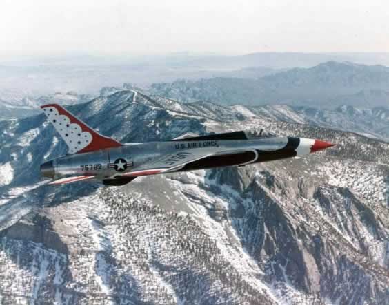 F-105 Thunderchief of the US Air Force Thunderbirds