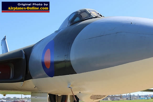 Avro Vulcan XM606 jet bomber of the British Royal Air Force (RAF)