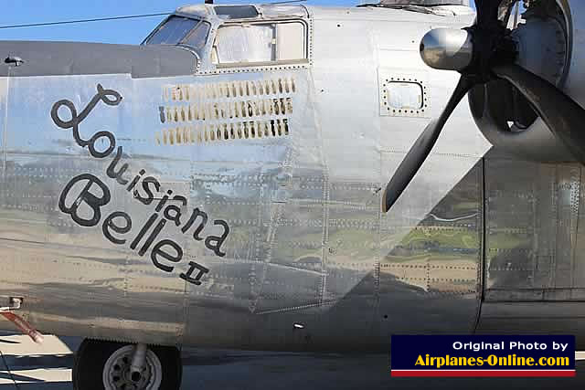 Left cockpit area of the B-24J Liberator "Louisiana Belle II" S/N 44-8781