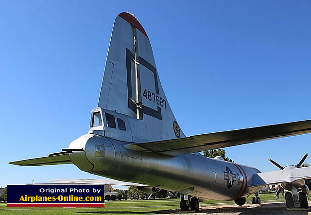 Tail section of the Boeing B-29 Superfortress S/N 487627 