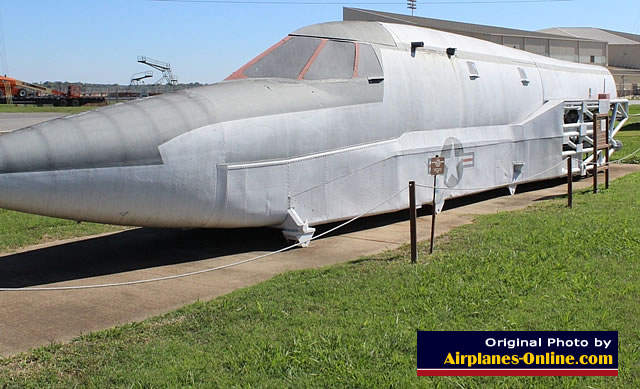 B-58 rocket sled at Barksdale AFB in Bossier City, Louisiana