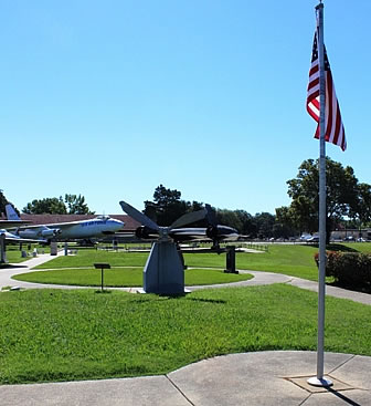 The airpark at Barksdale AFB in Bossier City, Louisiana