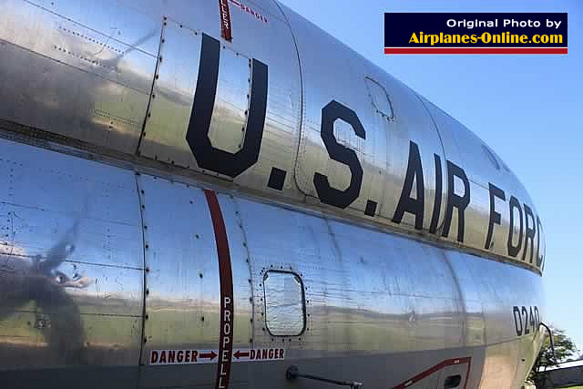 Boeing KC-97L Stratotanker, S/N 030240, right nose view