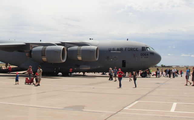 C-17 Globemaster III at the 2014 Cannon AFB Air Show, Clovis, New Mexico