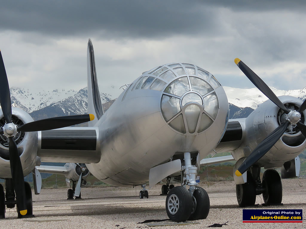 B-29 Superfortress "Straight Flush" on display at the Hill Aerospace Museum in Ogden, Utah