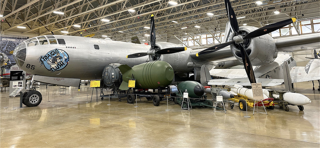 B-29 Superfortress "Straight Flush" on display at the Hill Aerospace Museum in Ogden, Utah