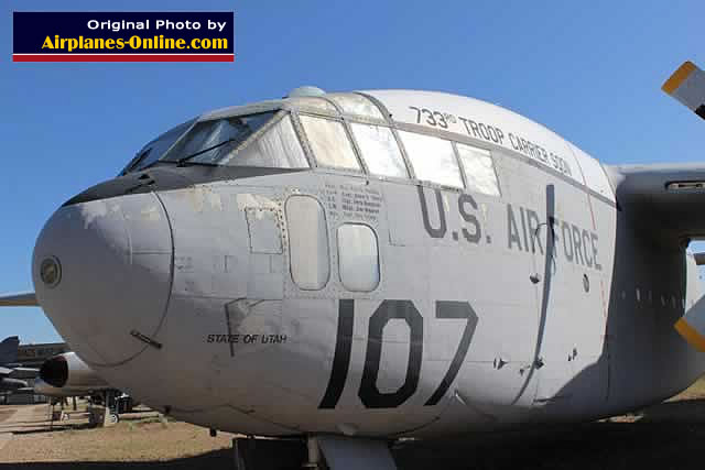 Fairchild C-119G Flying Boxcar, S/N 22107, "State of Utah", 733rd Troop Carrier Squadron