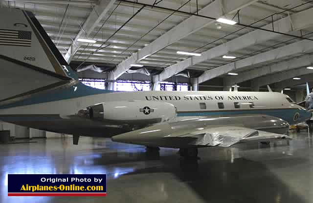 C-140B Jetstar, S/N 624201, used by President Lyndon B. Johnson, restored by the Hill Aerospace Museum
