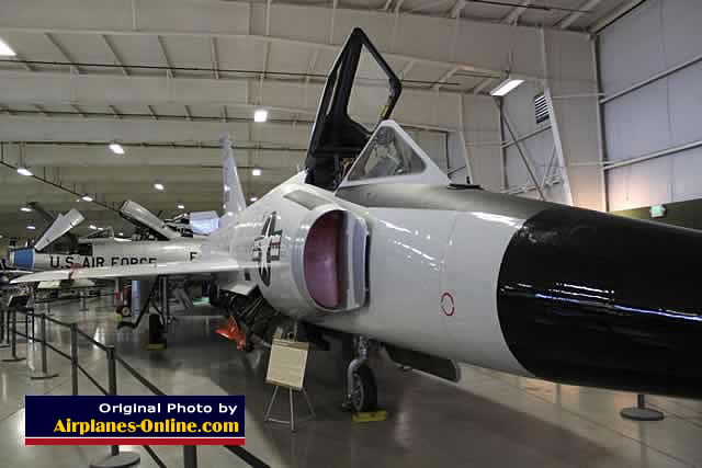 F-102 Delta Dagger S/N 70-833 restored and on display at the Hill Aerospace Museum