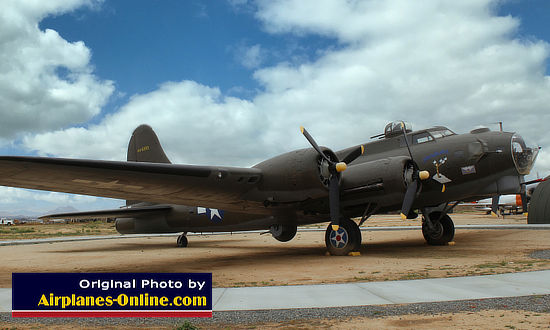 B-17 Flying Fortress "Starduster" on display at the March Field Air Museum