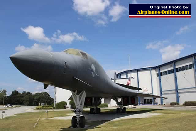 B-1B Lancer at the Museum of Aviation, adjacent to Robins AFB, in Warner-Robins, Georgia