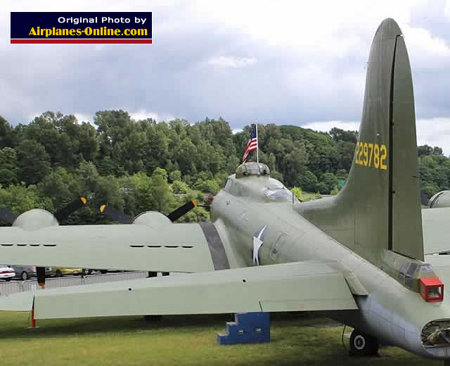 Tail section of B-17F "Boeing Bee" - S/N 42-29782