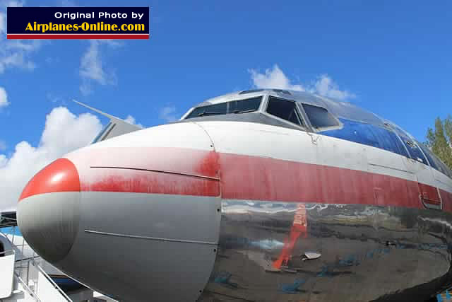 The first Boeing 727, on display